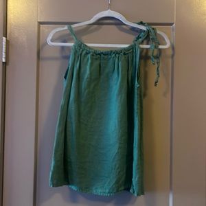 Green Linen tank